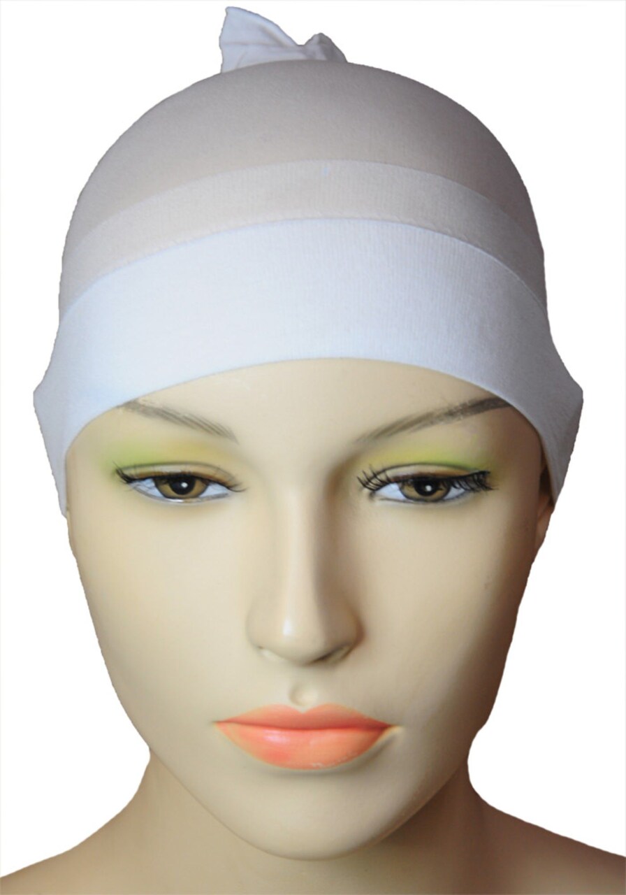 The Costume Center White Stocking Wig Unisex Adult Halloween Cap Costume Accessory - One Size